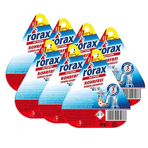 7x rorax Rohrfrei Power-Granulat Portionspack 60g von Rorax