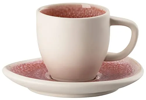 Rosenthal Espressotasse Junto Rose Quartz Espressotasse 2tlg., Steinzeug