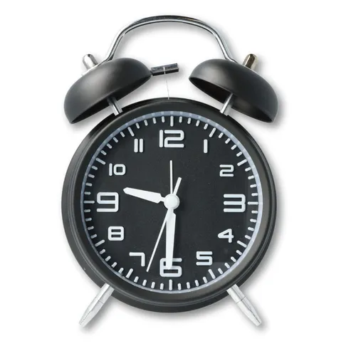 CLOXON Doppelglockenwecker mit Nachtlicht, lautem Alarm, großem Zifferblatt