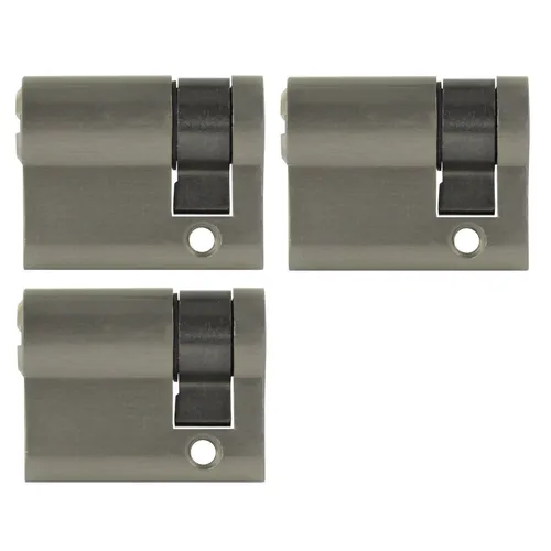 3x Halbzylinder 40mm 30/10 +15 Schlüssel Tür Zylinder Schloss Gleichschließend
