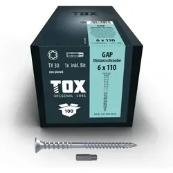 Gap 6,0 X 110 (100 Stk.) von TOX