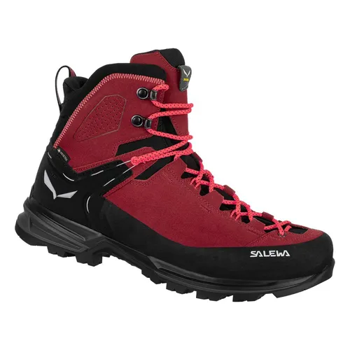 Salewa MTN Trainer 2 Mid GTX Wanderschuhe für Damen – Wasserdicht und Robust - Wanderschuhe aus hochwertigem Veloursleder mit GORE-TEXÂ® Wetterschutz und selbstreinigender VibramÂ®-Sohle für optimalen Halt und Komfort auf jedem Terrain.