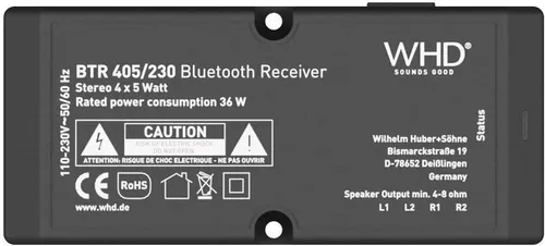 WHD BTR405 Bluetooth-Receiver von WHD WHD Bluetooth-Receiver Receiver