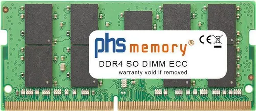 PHS-memory 32GB RAM Speicher für QNAP TS-673A-8G DDR4 SO DIMM ECC 3200MHz PC4-25600-P (SP374476)