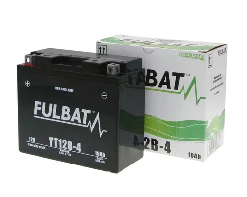 TOPCAR Motorrad-Batterie 12 V 10 Ah YT12B-4