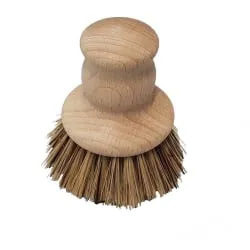Waldkraft Topfbürste aus Buchenholz, Ø 7cm – Robuste Holzbürste mit Union Borsten