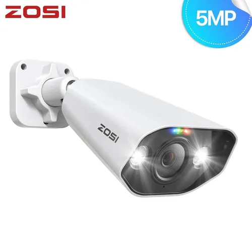 ZOSI 5MP POE Überwachungskamera Außen für ZOSI PoE 5MP/4K NVR Autodetektion