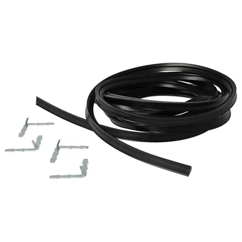 vhbw Universal Backofendichtung 3m mit Winkelhaken