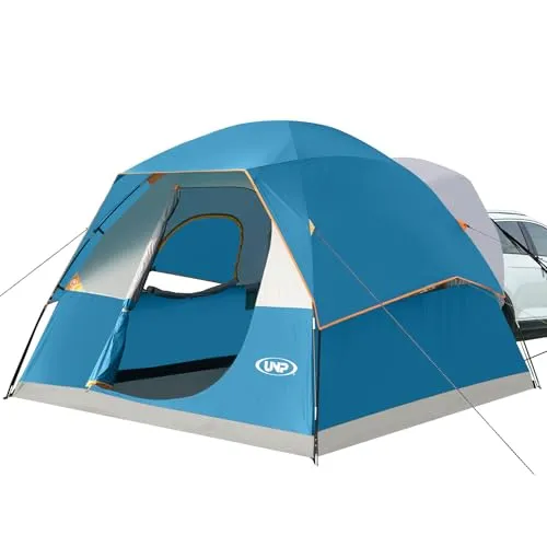 UNP Camping Heckzelt SUV Auto Zelt mit 5 Personen (Ozeanblau)