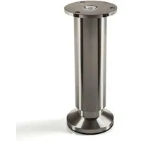 SOTECH Möbelfuß ALPHA Edelstahloptik Höhe 150 mm in silber von SO-TECH