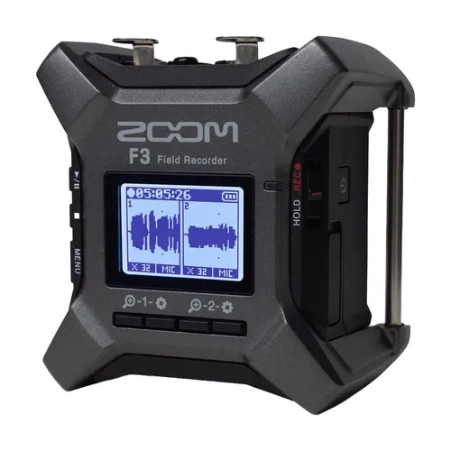 Zoom F3 Handheld Field Recorder MultiTrack 32-Bit Float Technologie aus Japan