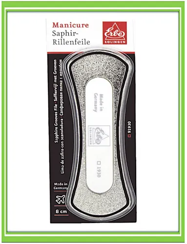 Produktbild Erbe Solingen Saphir Rillenfeile Quicky Maniküre Nagelfeile