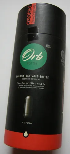 Asobu SBV30 Silver Argent Thermobecher 0.46 l - Thermobehälter aus robustem Kunststoff, ideal für unterwegs und hält Getränke lange warm oder kalt.