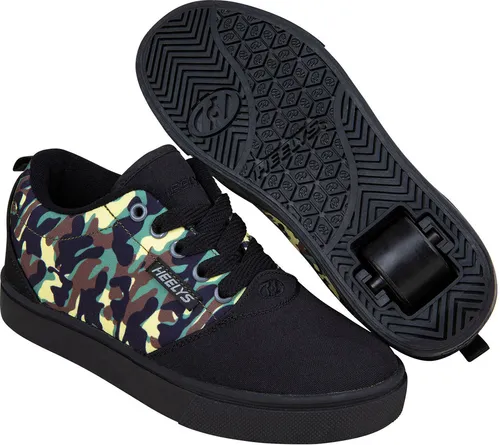HEELYS PRO 20 PRINTS Schuh - Black/Camo Nylon, Größe 36,5 - Sneaker mit Heelys-Rollen für ein einzigartiges Gleiten, gepolstert für höchsten Komfort und mit strapazierfähiger Gummisohle für optimale Haltbarkeit.