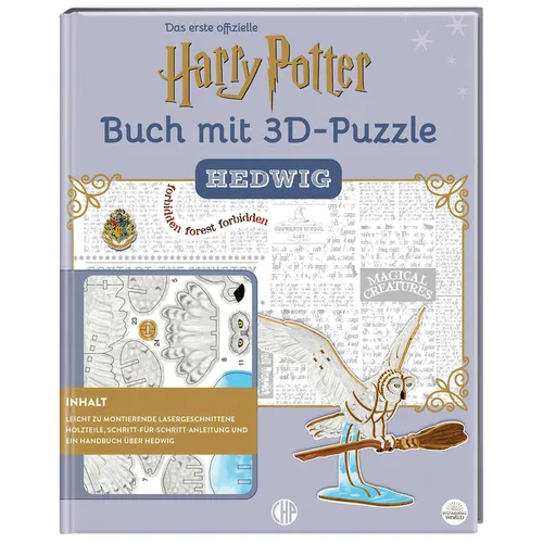 Harry Potter - Hedwig - Das offizielle Buch mit 3D-Puzzle Fan-Art: Buch mit ...