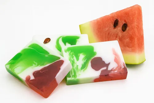 Nesbel Seife Wassermelone – fruchtig & frisch | Glycerin & Ziegenmilch