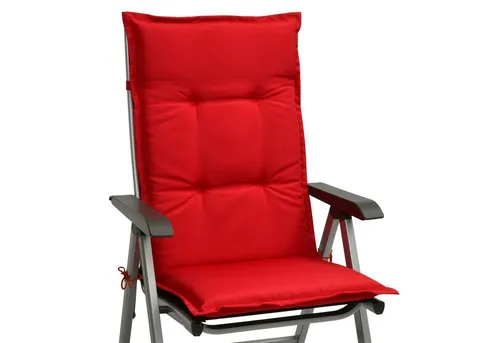 Beautissu Hochlehner Auflage Base HL - Gartenmöbelauflagen für höchsten Sitzkomfort, rutschfest und stabil, ideal für entspannte Stunden im Garten oder auf der Terrasse.