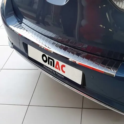 OMAC Ladekantenschutz für Toyota Auris 2015-2018 – Edelstahl Chrom - Schützen Sie die Ladefläche Ihres Toyota Auris vor Kratzern mit unserem maßgeschneiderten Ladekantenschutz aus rostfreiem Edelstahl. Einfache Montage und elegantes Design für zusätzlichen Schutz und Stil.