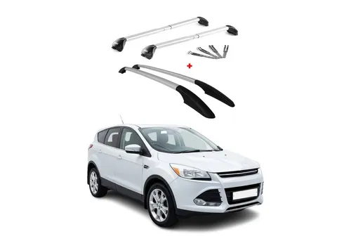 OMAC Dachträger für Ford Kuga 2012-2019 – Abnehmbar & Leicht - Hochwertiger Dachträger aus Aluminium, abnehmbar und rostfrei. Ideal für den sicheren Transport von Gepäck und Sportgeräten. Perfekte Passform für Ford Kuga.