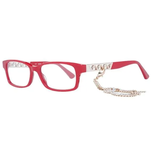 Guess Brille GU2785 066 54 Damen Rot - Damen Brillenfassung in auffälligem Rot, ideal für modische Akzente. Mit Original-Etui und komfortablem Vollrand-Design für perfekten Sitz.