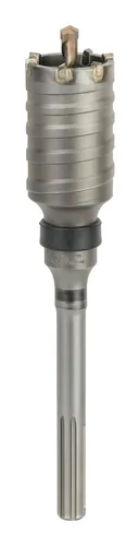 Bosch Accessories F00Y145192 Bohrkrone 55mm - Werkzeugteil für Schalterdosen - Hochrobuste SDS max-9 Hohlbohrkrone für präzises Bohren in Beton und Mauerwerk mit optimaler Kraftübertragung und geräuscharmem Betrieb.