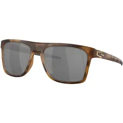 Oakley Leffingwell Matte Brown Tortoise Prizm Black Polar - Sportbrille mit PRIZM Technologie für verbesserte Detailwahrnehmung und ein einzigartiges, vom Surflifestyle inspiriertes Design aus pflanzenbasiertem BiO Matter.