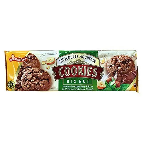 GRIESSON Chocolate Mountain Cookies Big Nut, 150g
