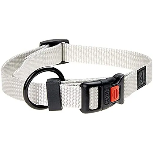 Karlie Art Sportiv Plus Halsband verstellbar neue universal Farben Mix and Match L: 30 - 45 cm B: 15 mm S hellgrau