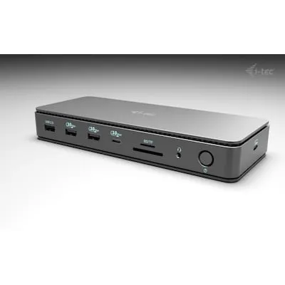 i-tec Thunderbolt 4 Generation 3 Dock - 2x Display, 7x USB, 2.5 GLAN, 92W Power Delivery, inklusive 1m Thunderbolt 4 Kabel für bis zu 8K Anzeigequalität