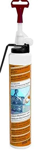 Förch K166 Silikon Dichtmasse 200ml schwarz - Hitzefeste Dichtmasse für Motoren und Gehäuse, ideal für den professionellen Einsatz bis 230°C. Perfekte Abdichtung für maximale Zuverlässigkeit.