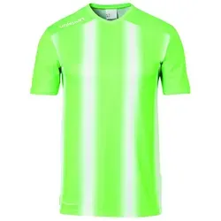 Uhlsport STRIPE 2.0 TRIKOT KURZARM 152 fluo grün/weiss