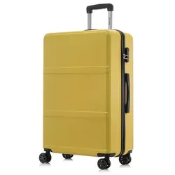 YONSLY Trolley Reisekoffer XL Gelb in gelb von YONSLY