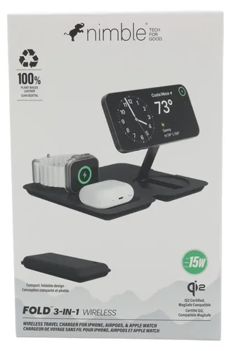 Nimble 3-in-1 Fold Wireless Ladegerät von Apple