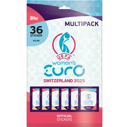 UEFA Womens EURO 2025 Frauen EM Switzerland - Sticker - 1 Multipack