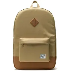 Herschel Heritage Rucksack - Klassischer Tagesrucksack - Daypack mit Kunstleder-Details, geräumigem Hauptfach und Laptopfach für 15'' Notebooks. Ideal für Schule oder Freizeit, mit praktischen Features wie Kopfhörerkabelausgang und stylishem Innenfutter.