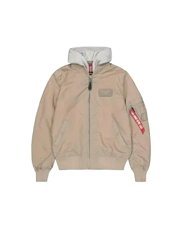 Produktbild Alpha Industries Herren MA-1 TT Hood Bomberjacke, Vintage Sand, M
