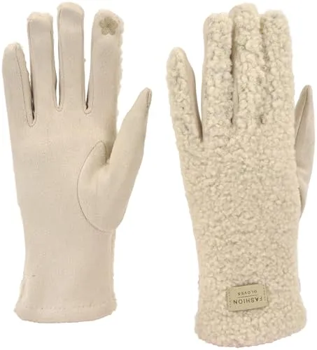 Handschuhe & Fausthandschuhe Beige von styleBREAKER