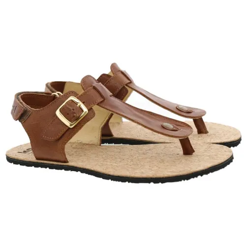 KOEL Barefoot ARIANA Damenschuhe Sandalen - cognac, Größe 43 EU - Wanderschuhe mit barfußfreundlicher Sohle, ideal für Komfort und Bewegungsfreiheit beim Wandern.