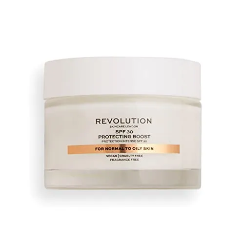 Revolution Skincare London, SPF30 Normale bis fettige Haut, mattierende Feuchtigkeitscreme, enthält Niacinamid, parfümfrei, 50 ml