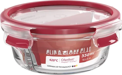 Emsa Frischhaltedose CLIP CLOSE Glas 0,5l Kleingeräte N1040200 Frischhaltedose