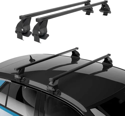 OMAC Dachträger Menabo Stahl Gepäckträger für Audi A3 8P Sportback - Dachgepäckträger aus hochwertigem Stahl, wasserdicht und abnehmbar. Ideal für vielseitige Transportmöglichkeiten wie Fahrräder oder Dachboxen, perfekt für Ihr Abenteuer!