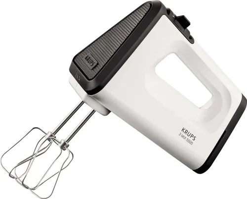 Krups 3 Mix Handmixer GN5021 - 500 W Handrührgerät mit 5 Geschwindigkeitsstufen, ergonomischer Griff und langlebige Edelstahl-Rührbesen für vielseitige Küchenanwendungen