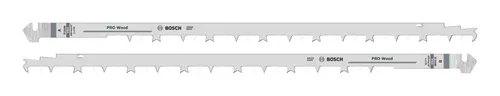 Bosch Zubehör Pro Wood TF350M Tandemsägeblatt, 408 mm für Tandemfuchsschwänze - 2er-Pack - 2608632120 (2 Stück)