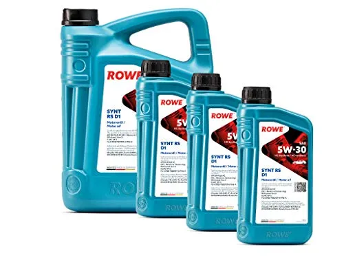 ROWE - 8 (5L+3L) Liter ROWE HIGHTEC SYNT RS D1 SAE 5W-30 Motoröl Made in Germany