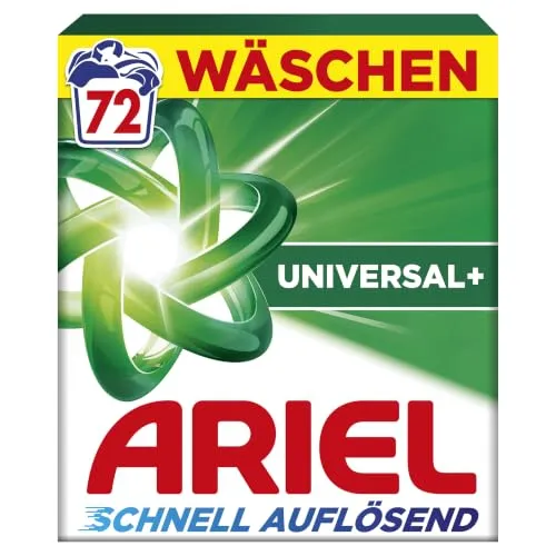 Ariel UNIVERSAL+ PULVER Waschmittel Pulver, 3,6 kg – für strahlend saubere Wäsche