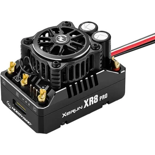 Hobbywing Xerun XR8 Pro G3 Automodell Fahrtregler - Fahrtenregler, 15% kompakter und leistungsfähiger als der Vorgänger, ideal für anspruchsvolle RC-Fahrer, mit hoher Belastbarkeit von bis zu 1080 A.