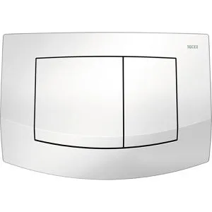 TECE ambia WC-Betätigungsplatte Zweimengen-TK weiß 9240200 - WC-Teile & -Aufsätze mit Zweimengen-Spültechnik für effizienten Wasserverbrauch und moderne Optik in Ihrem Badezimmer.