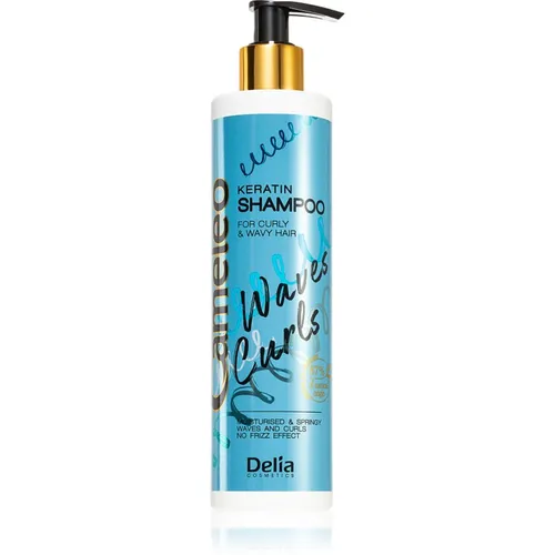 Delia Cosmetics Cameleo Fale Loki Shampoo für lockige und wellige Haare mit Keratin 250 ml