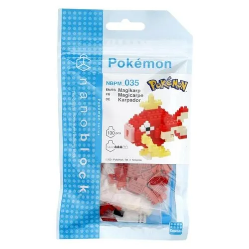Magikarp (Pokémon) Nanoblock-Figur - 130 Teile, rot-gelb, ideal für Kinder ab 12 Jahren und Pokémon-Fans