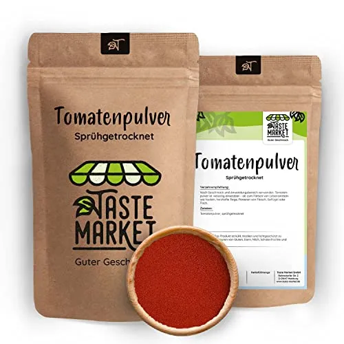 Tomatenpulver | Gewürz | getrocknet & naturbelassen | Pulver Tomate | Gemüsepulver 1 kg